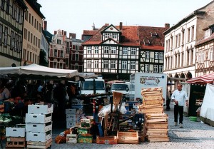 Markttag in Quedlinburg
