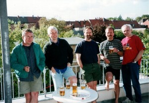 abends in Neuruppin im Hotel