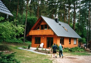 ein ganzes Ferienhaus für uns im Kiefernhain in Krakow