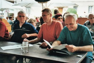 im Biergarten im Kloster Weltenburg