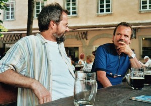 im Biergarten im Kloster Weltenburg