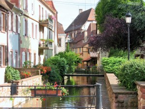 am Abend in Wissembourg
