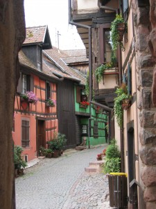 Gässchen im pittoresken Riquewihr