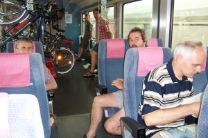 auf der Fahrt nach Berlin im IC