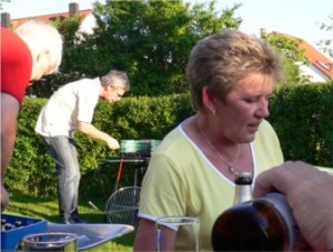 abends wird für uns gegrillt