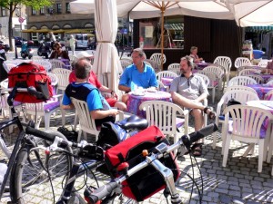 Mittagspause in Schweinfurt