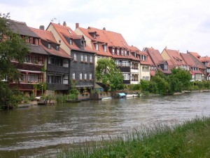 "Klein-Venedig" am Ufer der Regnitz in Bamberg