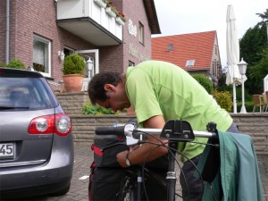 Abfahrt am Morgen in Schledehausen III