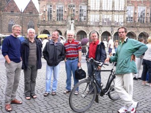 Gruppenbild auf dem Marktplatz