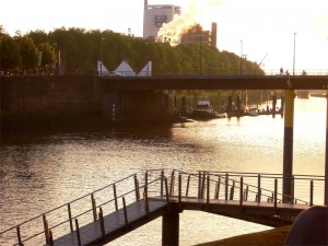Abendstimmung an der Weser
