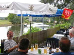 Pause in Stolpe in der Kneipe Zum Grützpott