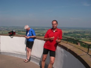 Blick von der "Weißen Rübe" ins Rheintal