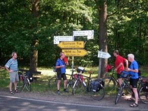 Kurze Rast vor dem Anstieg nach Otzberg