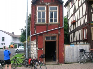 unsere Fahrradgarage am Hotel Klingelhöffer in Alsfeld