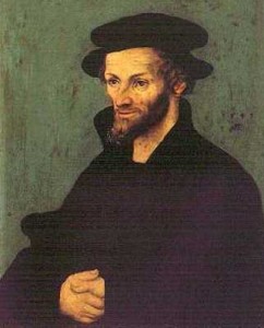 Zeitgenössisches Bild von Phillip Melanchthon