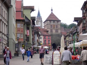 Rottweil mit dem Schwarzen Turm und Karl