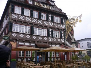 Regenpause in Nagold