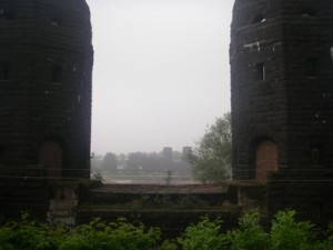 Reste der Brücke von Remagen