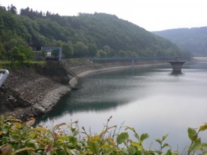 Biggetalsperre: Wasserentnahmestelle bei Attendorn