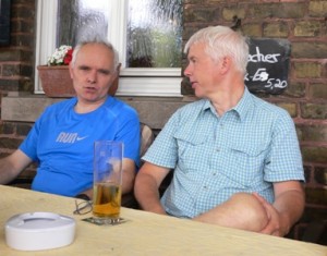 Regenpause in Rinkerode