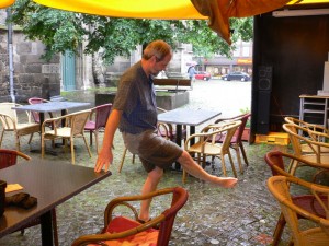 Fußwaschung am Küsterhaus in Hannoversch Münden
