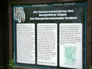 Morgenbrodsthaler Graben als wesentlicher Bestandteil des Harzer Wasserregals