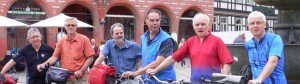 Gruppenbild auf Goslars Marktplatz