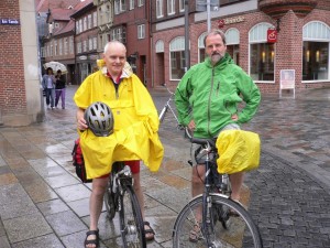 bunt im Regen