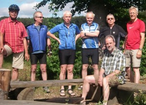 Gruppenbild auf der Alb