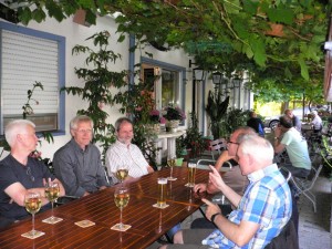 Bissingen - abends beim Italiener