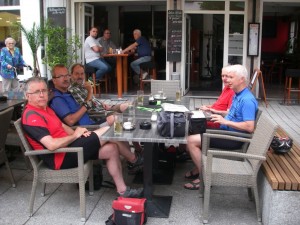 Pause auf der Hauptstraße in Göppingen