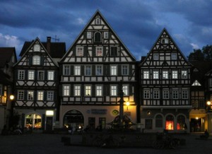 Schorndorf Marktplatz am Abend