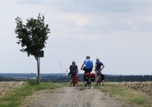 mit etwa 550 m haben wir den höchsten Punkt der Tour erreicht