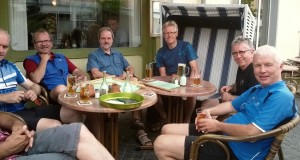 Pause in Sömmerda auf dem Marktplatz
