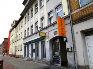 Pension am Märchenbrunnen in Weißenfels - Straßenseite
