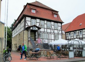 Pause im Ratskeller von Liebenau