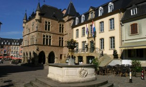 Rathaus von Echternach in Luxemburg