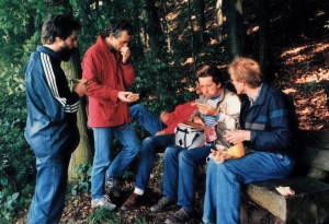 Mittagessen im Wald