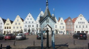 eindrucksvolle Giebelhäuser am Marktplatz