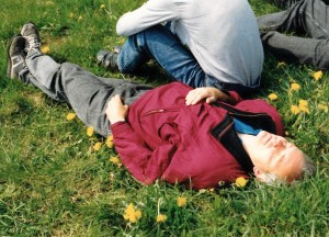 es gibt wenige Orte, wo Günter nicht schlafen kann