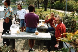 Pause am Rhein vor Boppard