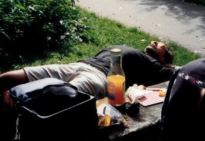 Pause am Main
