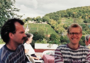 Kaffeepause vor Wertheim
