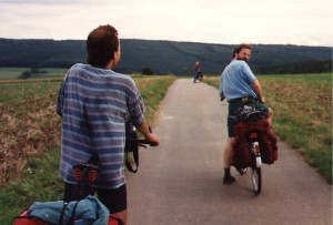 anstrengend ist es, über den Odenwaald zu kommen