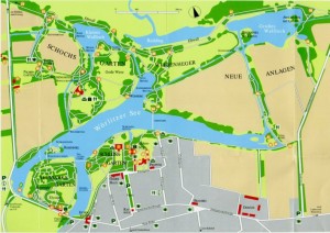 Lageplan Wörlitzer Park