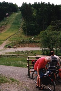 an der Sprungschanze von Willingen