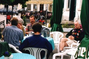 Pause in Kalkar auf dem Marktplatz