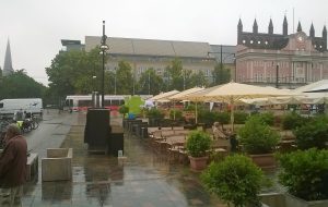 Rostock im Regen