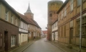 Altstadt Lenzen mit stumpfem Turm