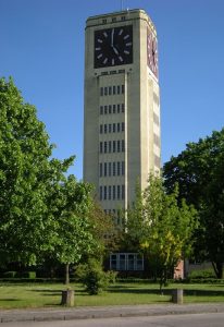 Wittenberges Wahrzeichen - Uhrenturm (Singerwerke)